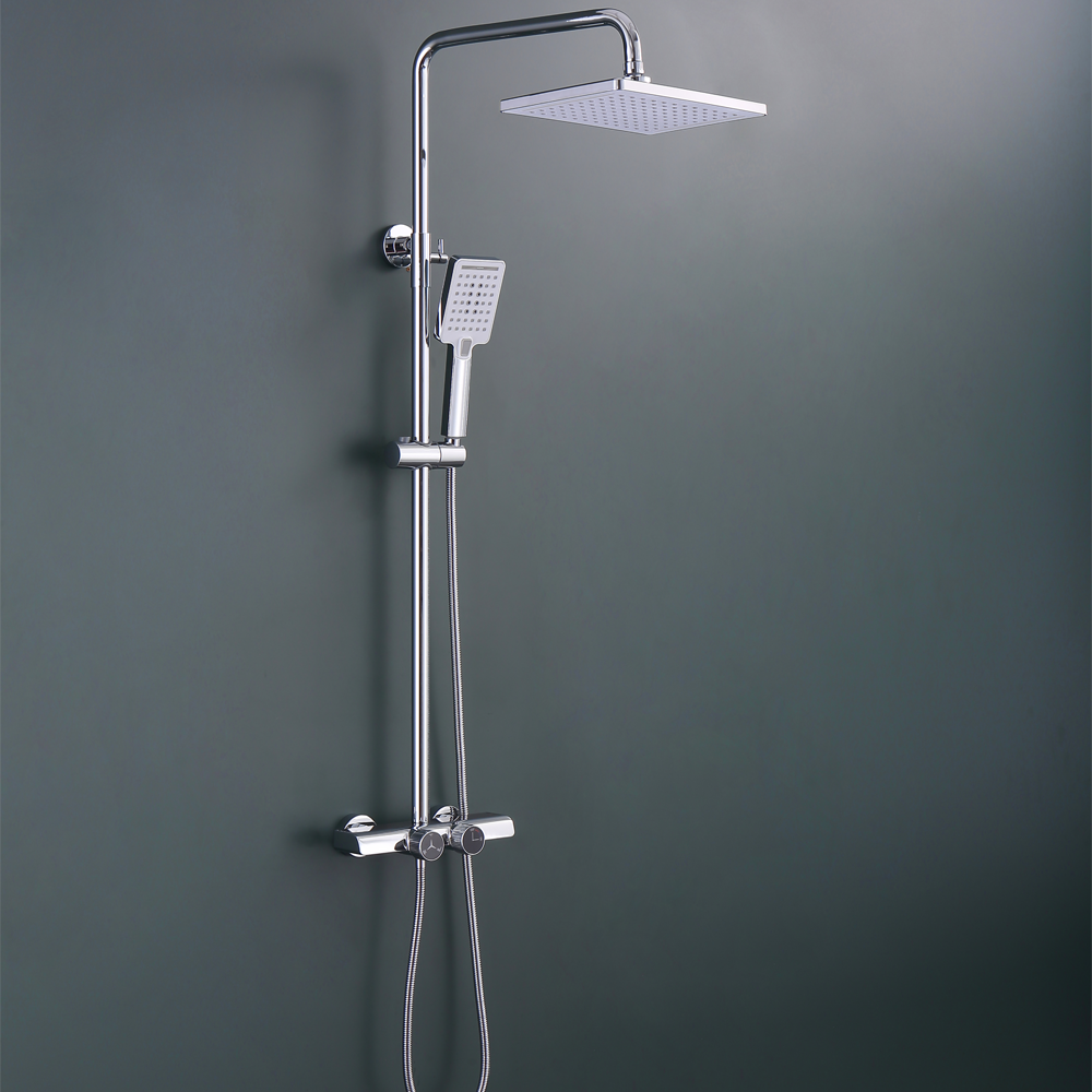 Opuluxify Thermostatic Shower System with 3 Water Outlet Modes - OP2033