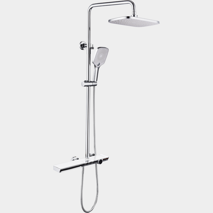 Opuluxify Thermostatic Shower System with Temperature Display and 3 Water Outlet Modes - OP2057