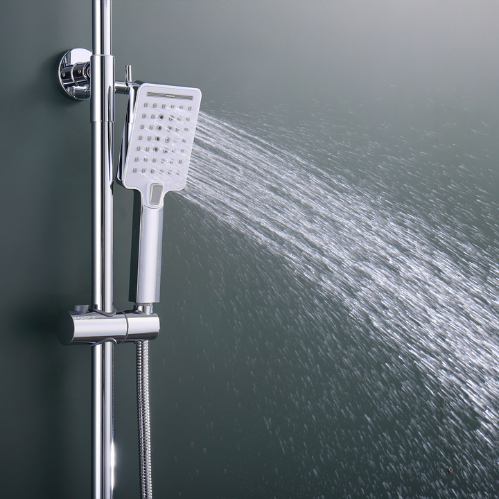 Opuluxify Thermostatic Shower System with 3 Water Outlet Modes - OP2033